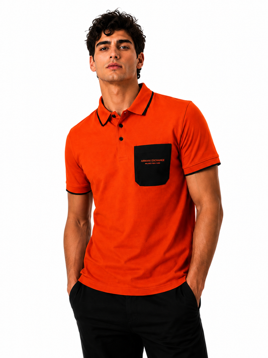ARMANI EXCHANGE AX ORANGE TSHIRT