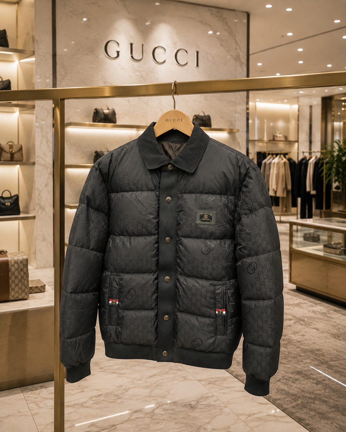 GUCCI MEN'S PREMIUM PUFFER JACKET