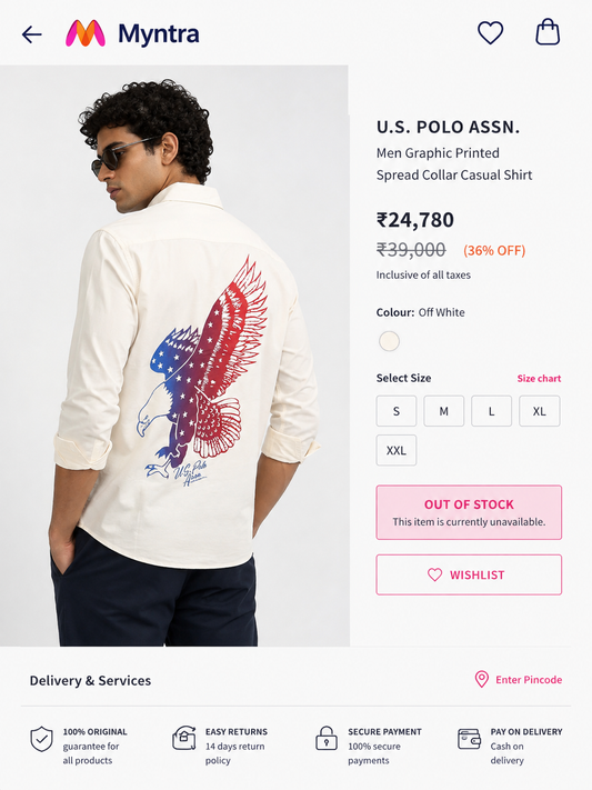 U.S. POLO ASSN. WHITE SHIRT