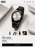 DIESEL PREMIUM BLACK WATCH