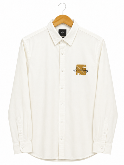 ARMANI EXCHANGE AX WHITE SHIRT