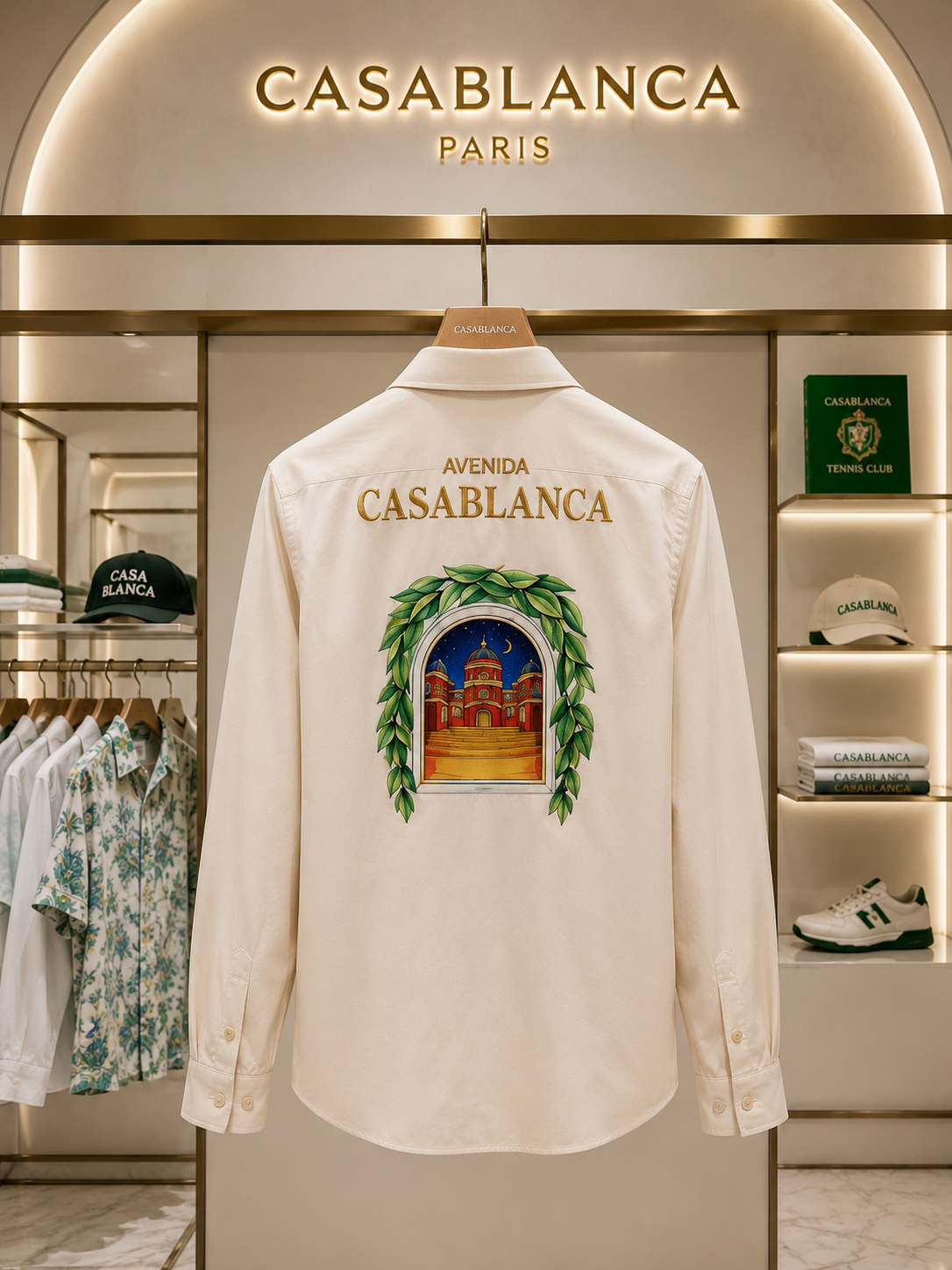 CASABLANCA PREMIUM CREAME SHIRT