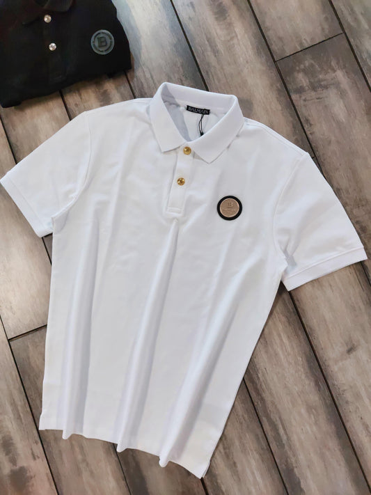 BALMAIN PARIS WHITE COLOUR TSHIRT