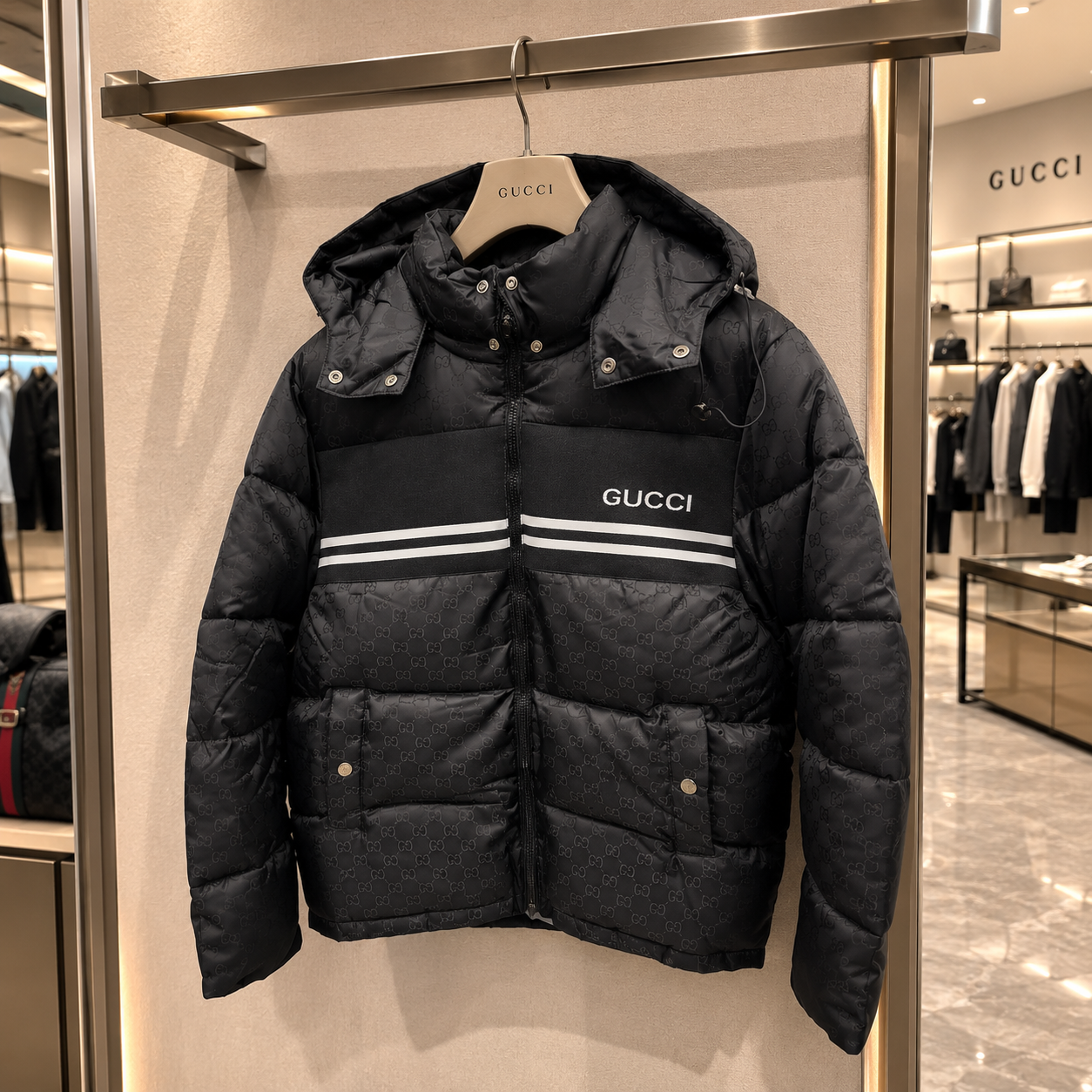 GUCCI MEN'S PREMIUM PUFFER JACKET