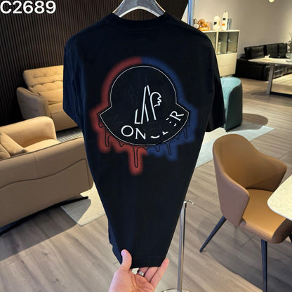 MONCLER IMPORTED LUXURY HIGH QUALITY BLACK TSHIRT