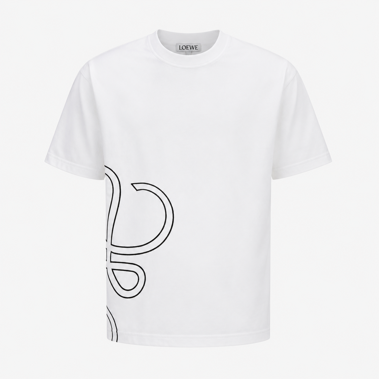 CHROME HEART IMPORTED LUXURY HIGH QUALITY WHITE TSHIRT