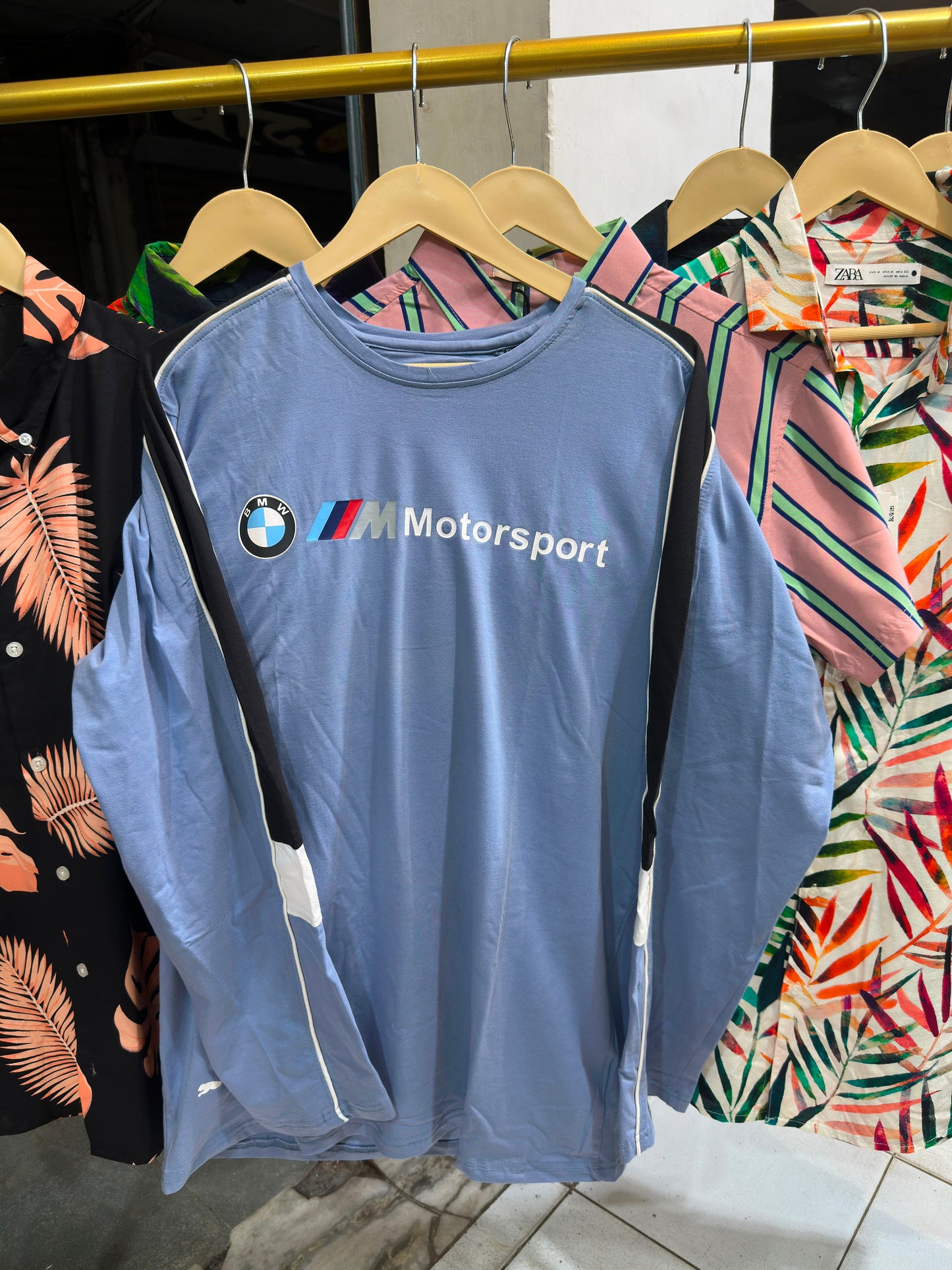BMW MOTORSPORT BLUE FULL SLEEVE TSHIRT