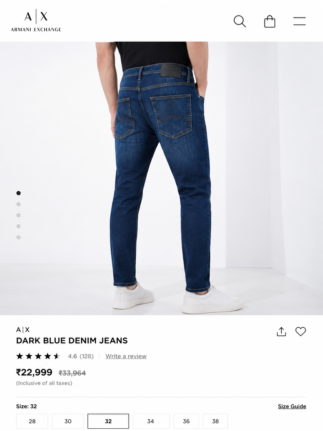 ARMANI EXCHANGE AX JEANS