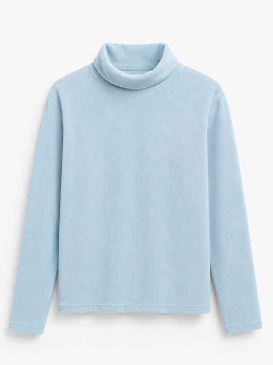 ZARA IMPORTED VELVET HIGH NECK