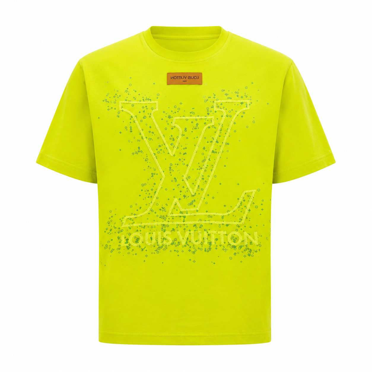 LOUIS VUITTON IMPORTED LUXURY HIGH QUALITY NEON TSHIRT