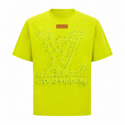 LOUIS VUITTON IMPORTED LUXURY HIGH QUALITY NEON TSHIRT