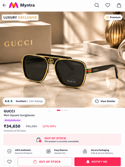 GUCCI PREMIUM SUNGLASSES