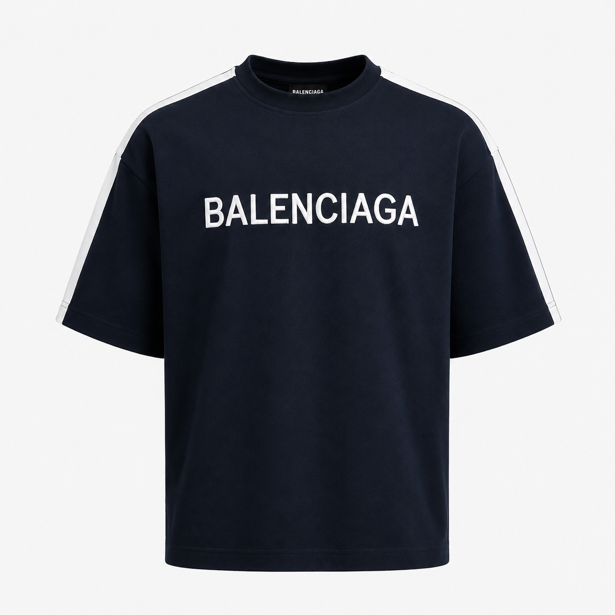 BALENCIAGA IMPORTED LUXURY HIGH QUALITY NAVY BLUE TSHIRT