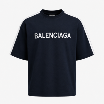 BALENCIAGA IMPORTED LUXURY HIGH QUALITY NAVY BLUE TSHIRT