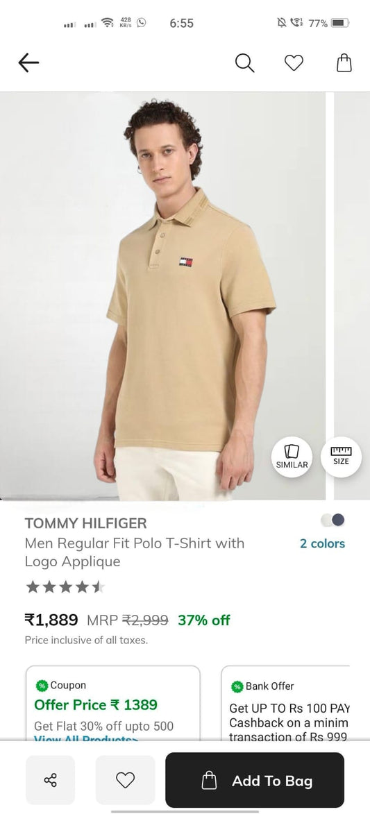 TOMMY HILFIGER TSHIRT