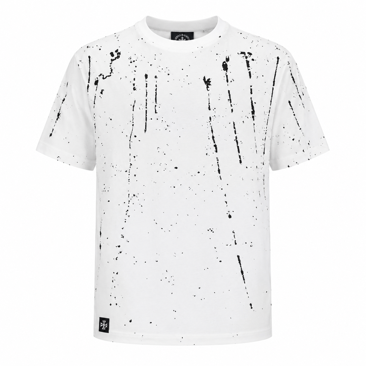 CHROME HEART IMPORTED LUXURY HIGH QUALITY WHITE TSHIRT