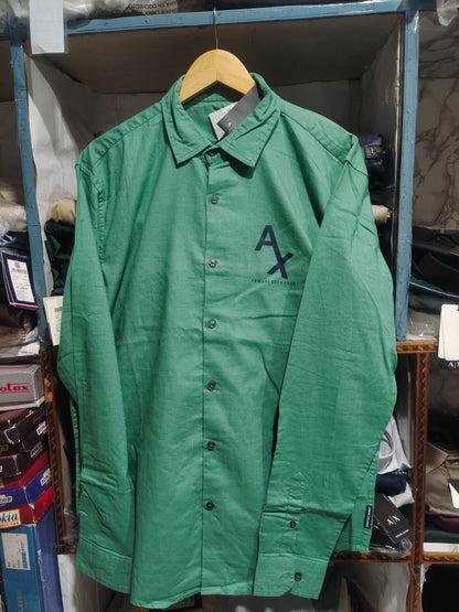 ARMANI EXCHANGE AX GREEN COLOUR SHIRT