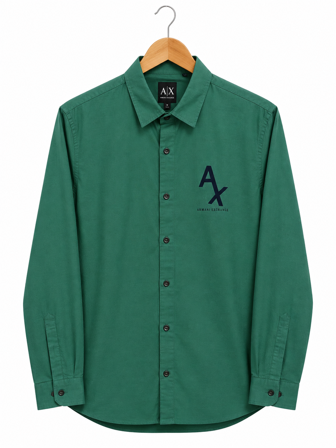 ARMANI EXCHANGE AX GREEN SHIRT