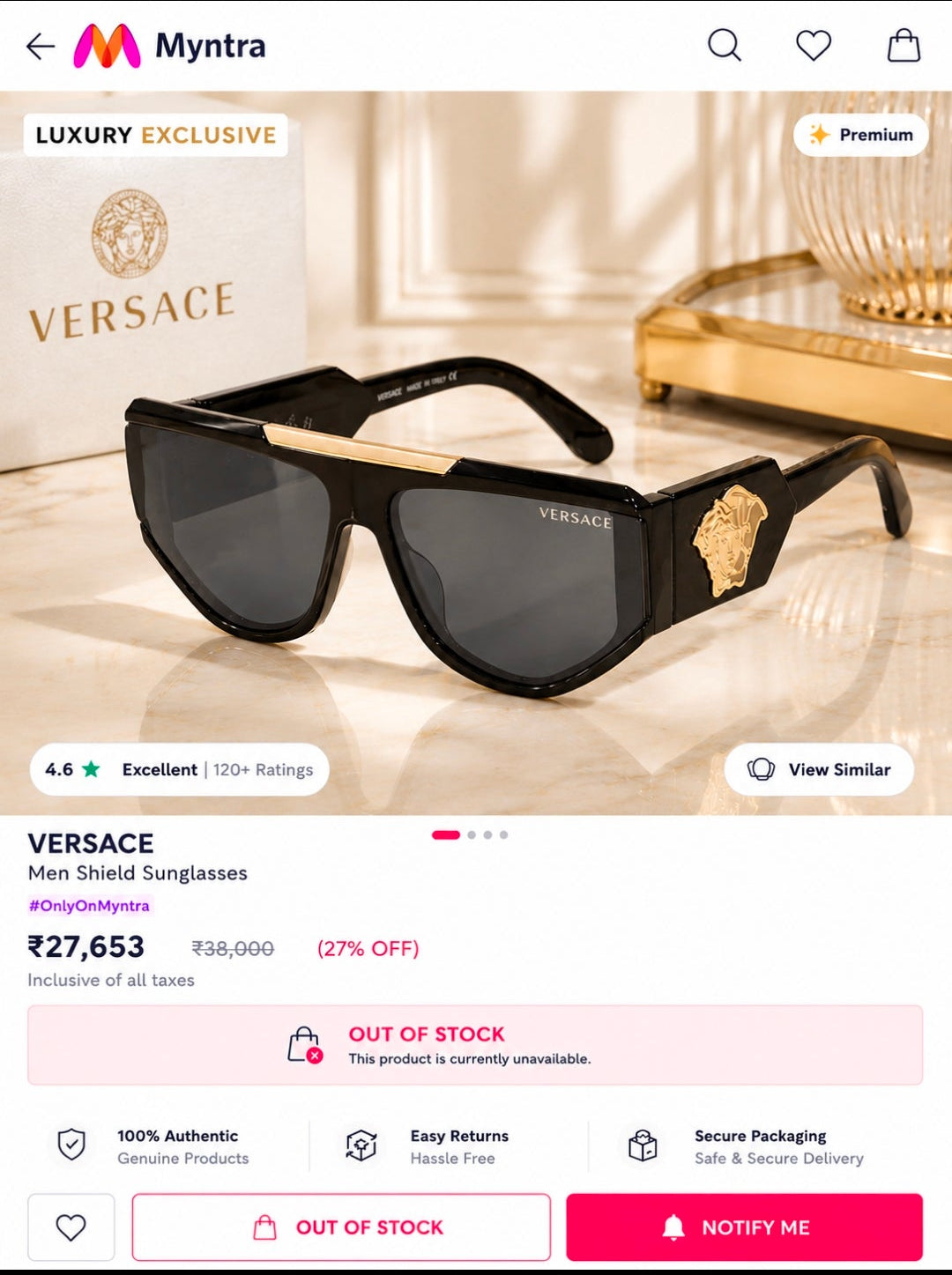 VERSACE PREMIUM SUNGLASSES