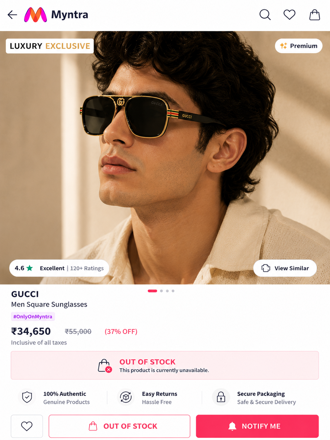 GUCCI PREMIUM SUNGLASSES