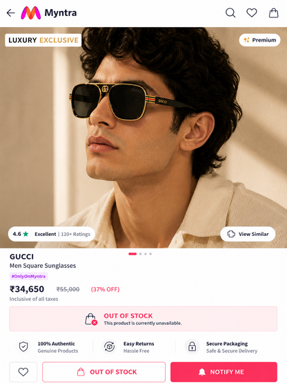 GUCCI PREMIUM SUNGLASSES