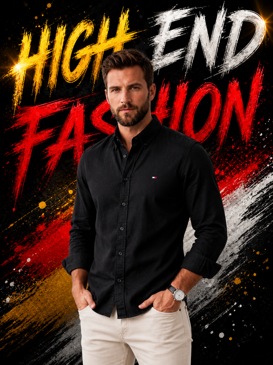 TOMMY BLACK SHIRT