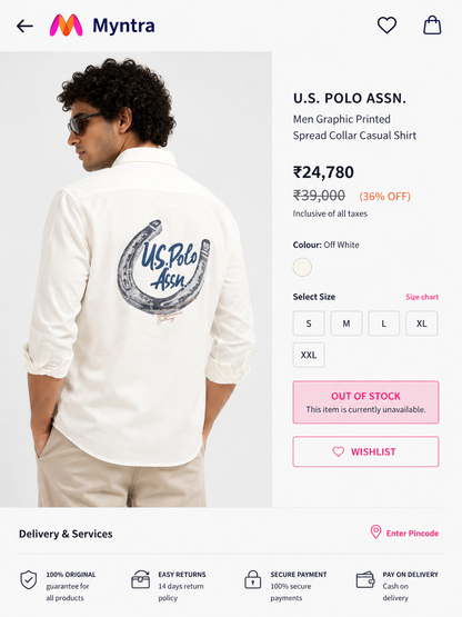 U.S. POLO ASSN. WHITE SHIRT