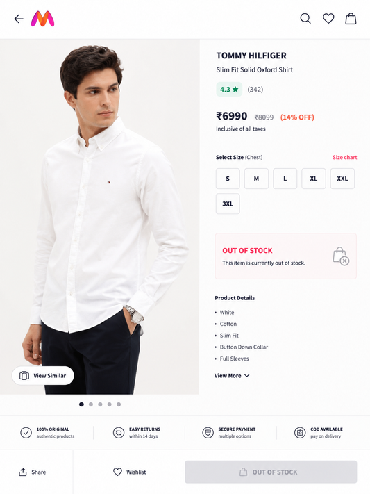TOMMY HILFIGER WHITE SHIRT