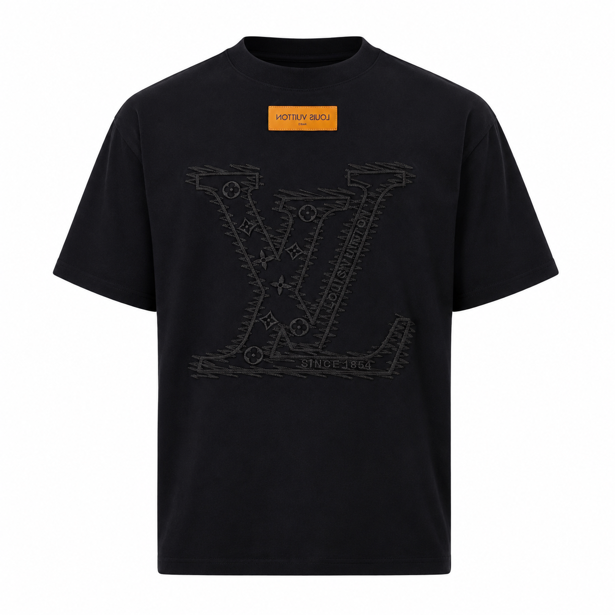 LOUIS VUITTON IMPORTED LUXURY HIGH QUALITY BLACK TSHIRT