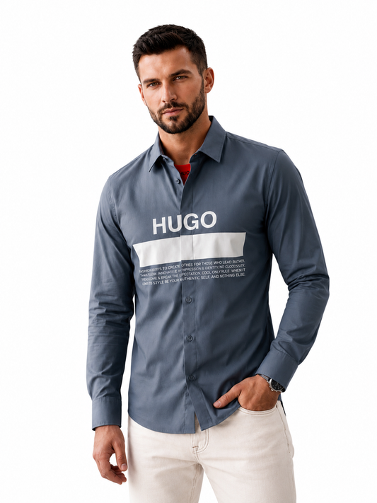 HUGO BOSS GRAY SHIRT