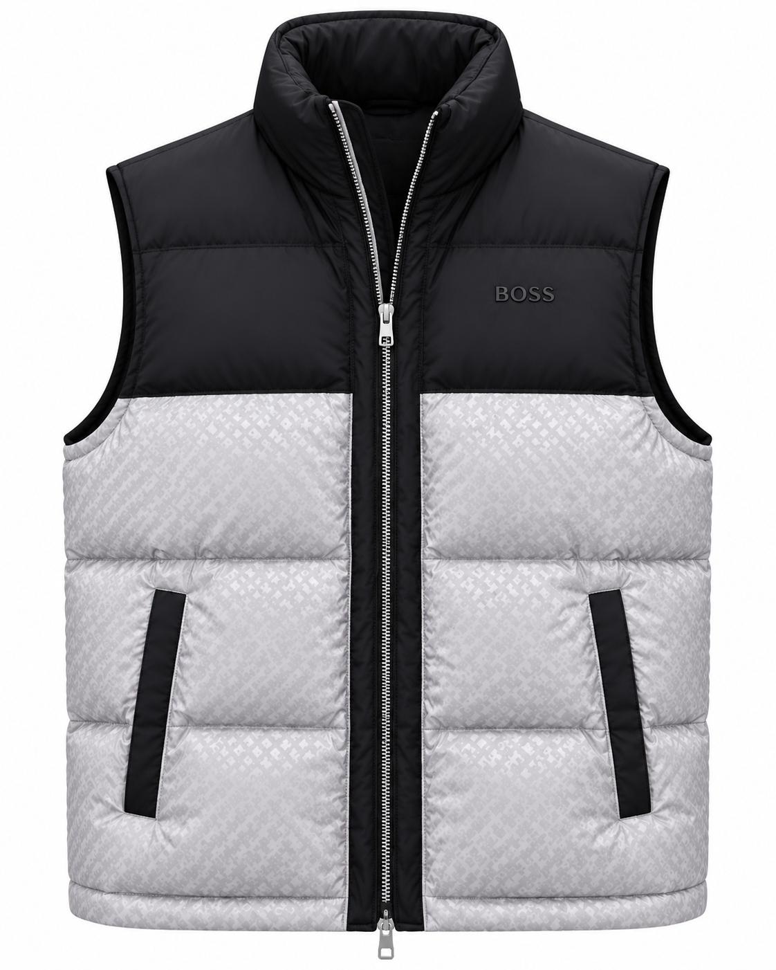 BOSS MEN'S PREMIUM PUFFER HALF JACKET