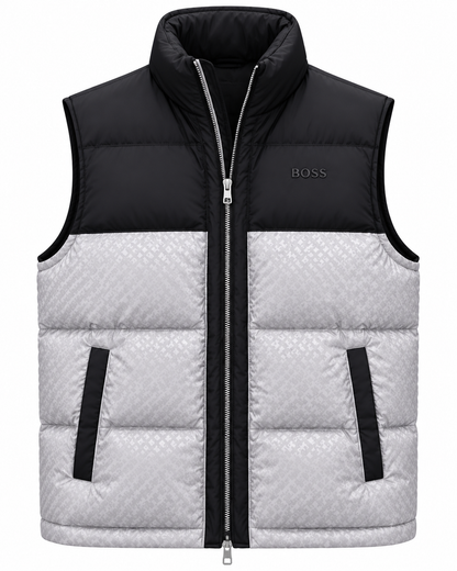 BOSS MEN'S PREMIUM PUFFER HALF JACKET