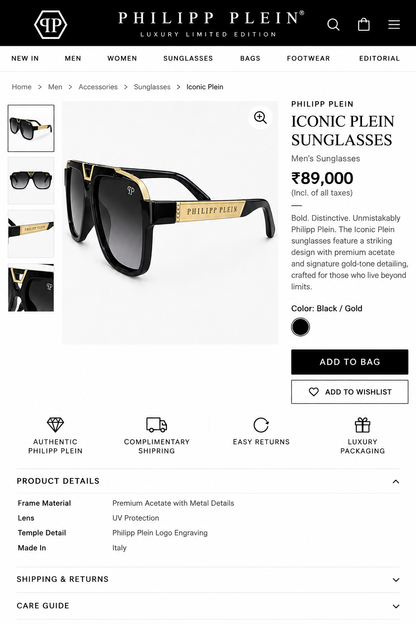 PHILIPP PLEIN PREMIUM SUNGLASSES