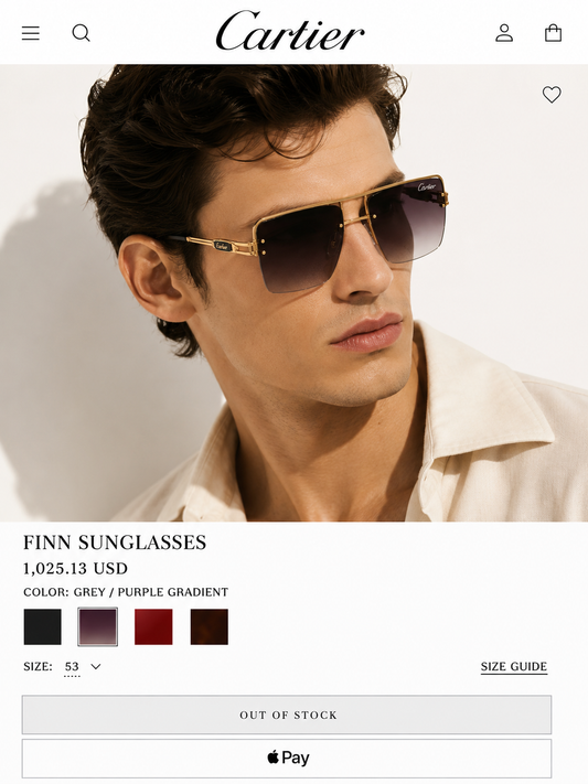 CARTIER PREMIUM SUNGLASSES