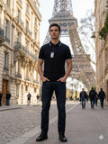 ARMANI EXCHANGE BLACK T-SHIRT