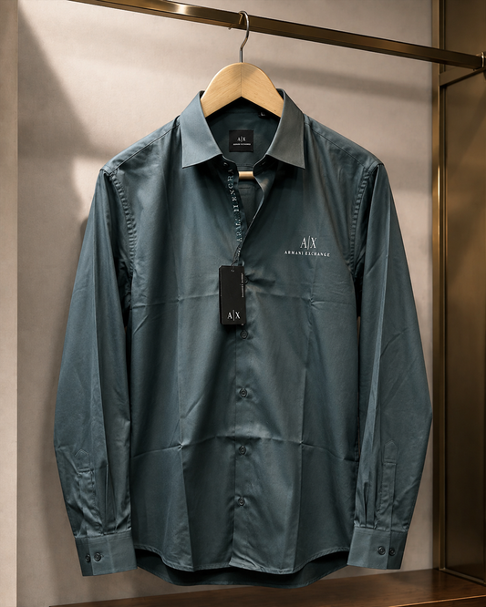ARMANI EXCHANGE AX GREEN SHIRT