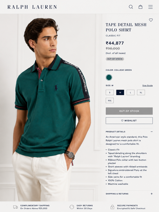 RL POLO GREEN TSHIRT