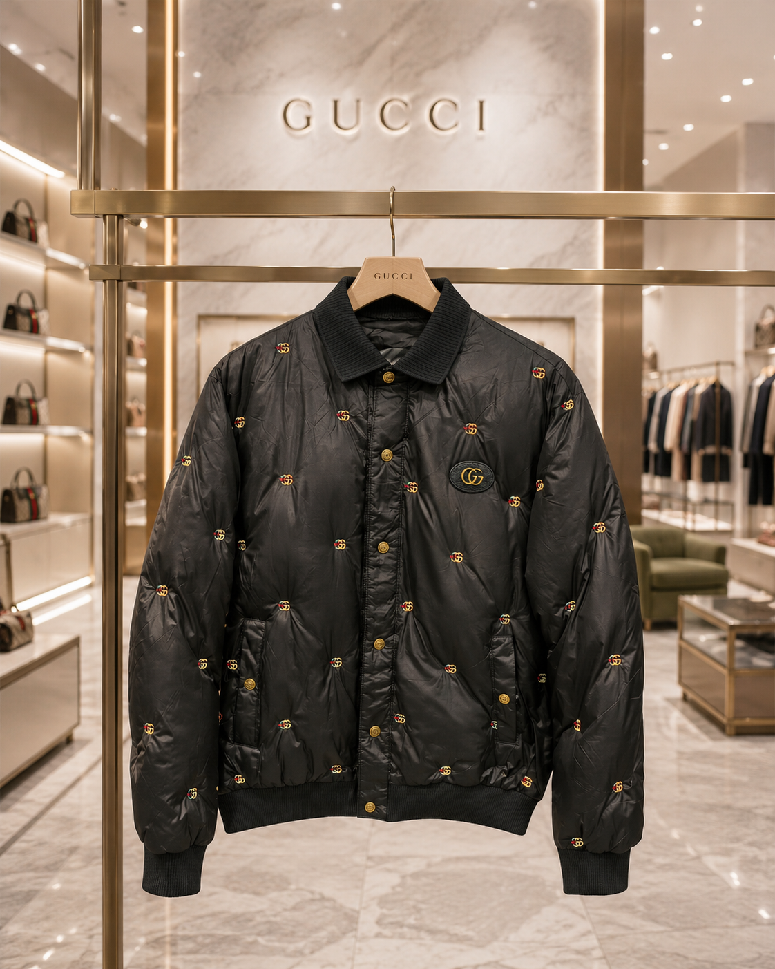 GUCCI MEN'S PREMIUM PUFFER JACKET
