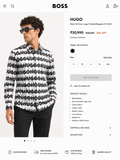 BOSS BLACK/WHITE SHIRT