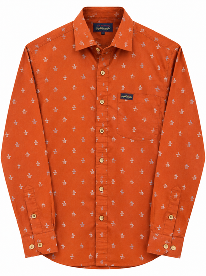 U.S. POLO ASSN. ORANGE SHIRT