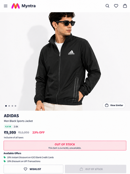 ADIDAS MEN'S PREMIUM JACKET