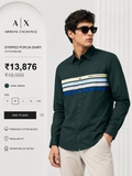 ARMANI EXCHANGE AX BOTTLE GREEN SHIRT