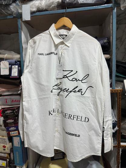 KARL LAGERFELD WHITE COLOUR SHIRT