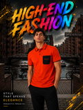 ARMANI EXCHANGE AX ORANGE TSHIRT