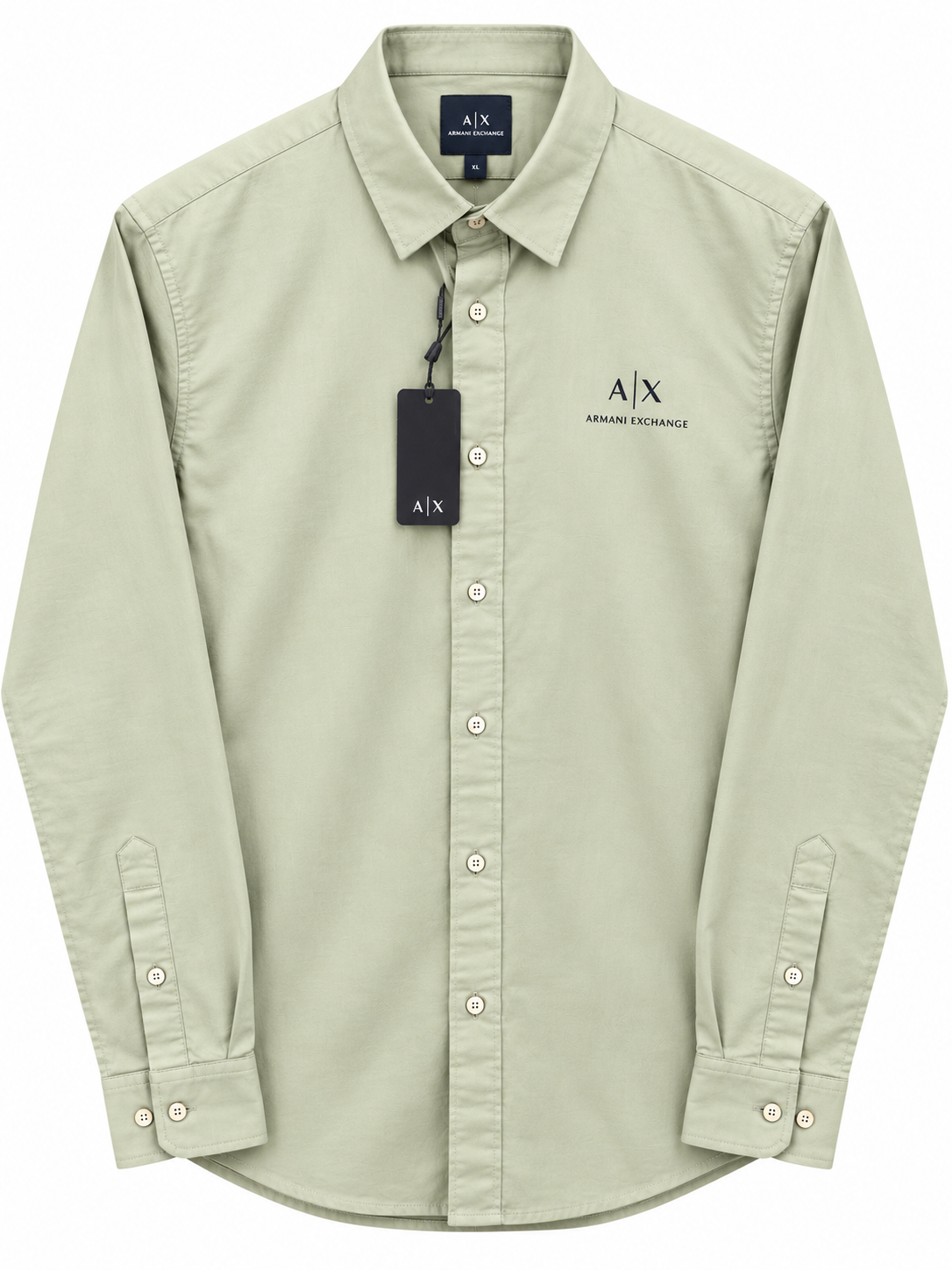 ARMANI EXCHANGE AX LIGHT BEIGE SHIRT