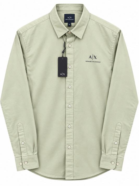 ARMANI EXCHANGE AX LIGHT BEIGE SHIRT