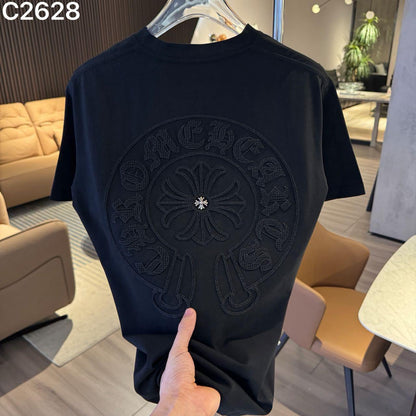 CHROME HEART IMPORTED LUXURY HIGH QUALITY BLACK TSHIRT