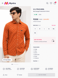 U.S. POLO ASSN. ORANGE SHIRT