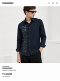 DSQUARED2 DARK BLUE SHIRT