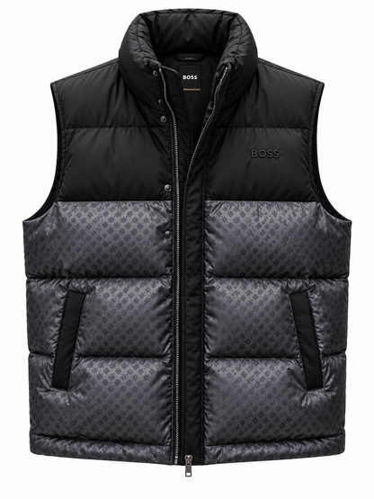 BOSS MEN'S PREMIUM PUFFER HALF JACKET